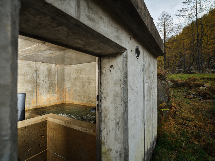 Wasserversorgung der Zollanlage Gondo