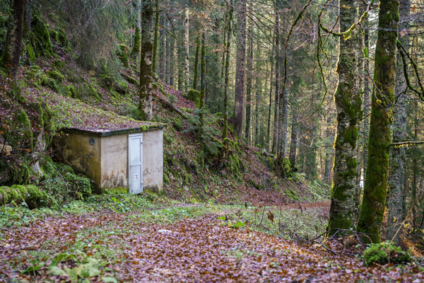 Wasserversorgung der Zollanlage Le Brassus