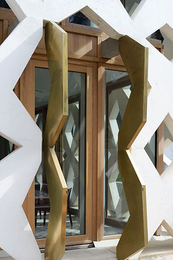 Détail porte d'entrée
