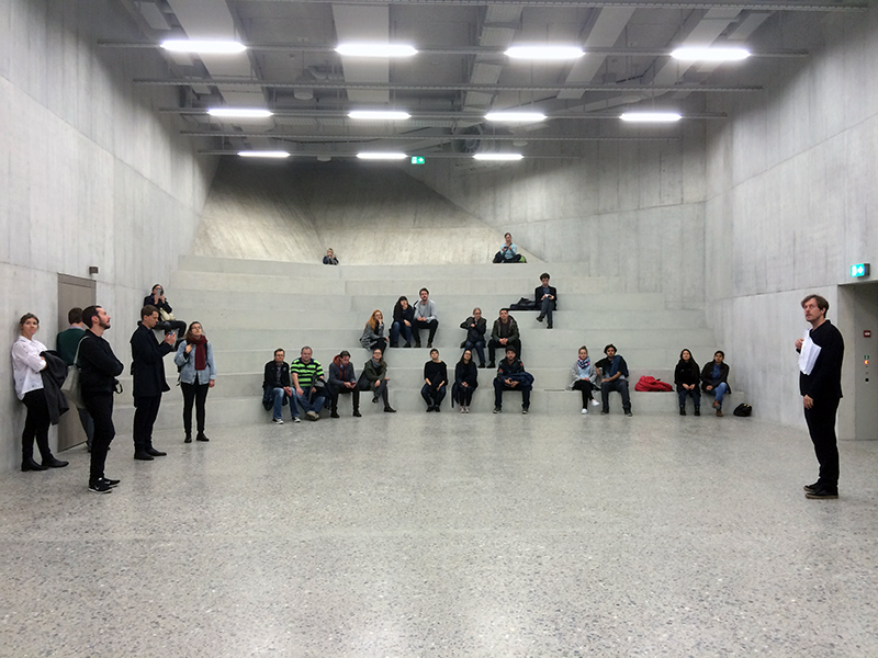 Im Innern des Neubaus des Landesmuseums